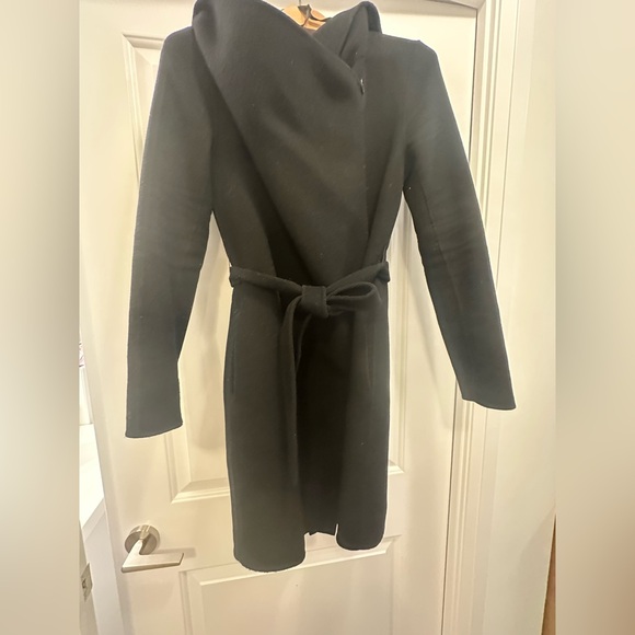 Soia & Kyo wool coat w/ cascade collar - Picture 8 of 11